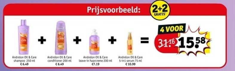 Andrelon Oil & Care aanbieding
