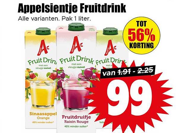 Appelsientje Fruitdrink