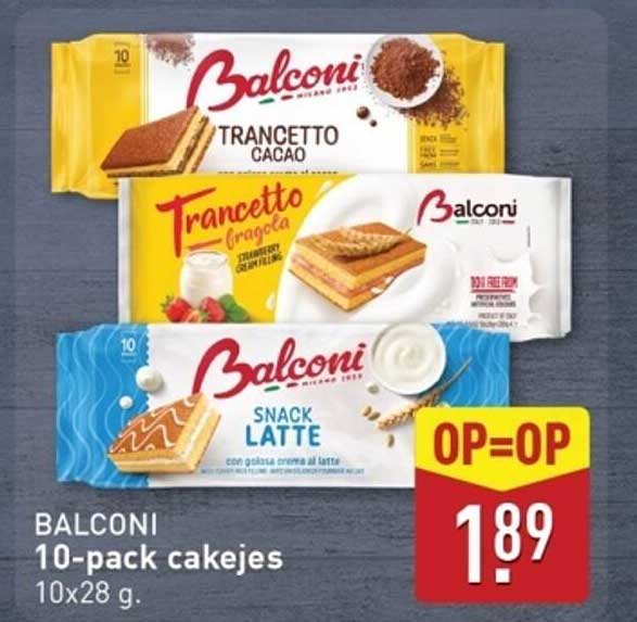 BALCONI 10-pack cakejes