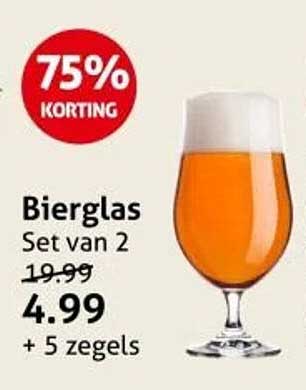 Bierglas Set van 2