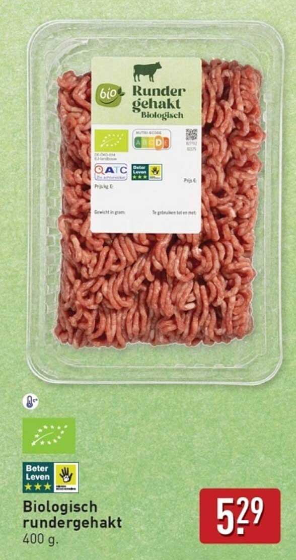 Biologisch rundgehakt 400 g