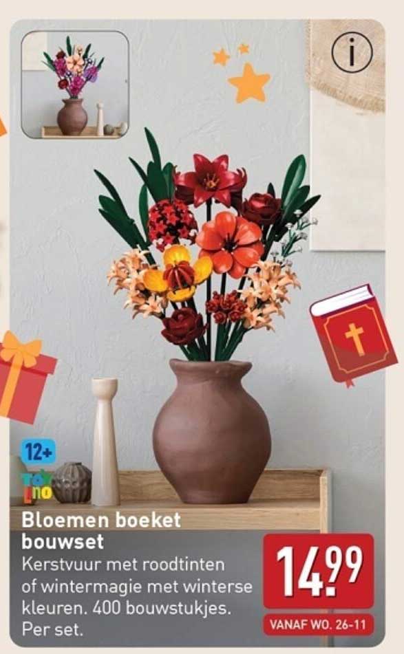 Bloemen boeket bouwset