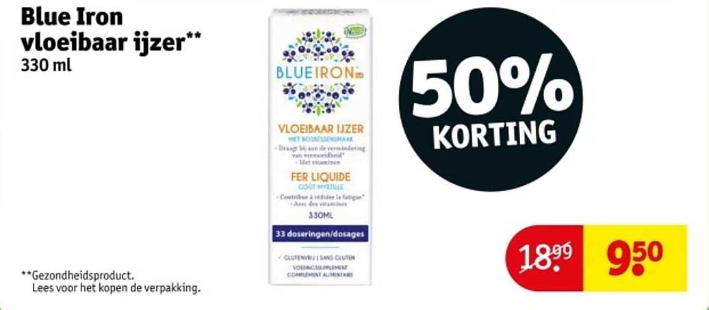 Blue Iron vloeibaar ijzer