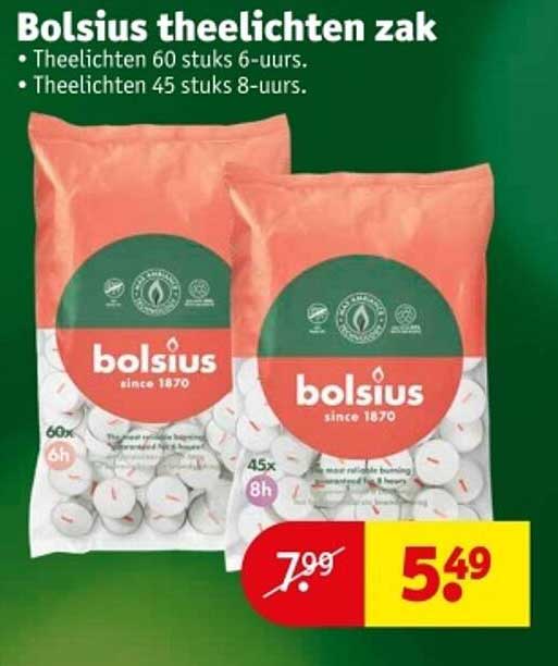 Bolsius theelichten zak