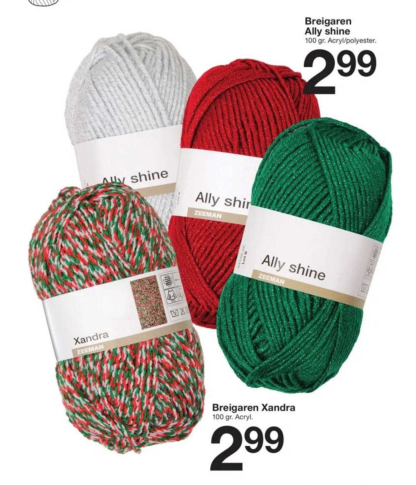 Breigaren Ally shine en Xandra voor maar €2,99
