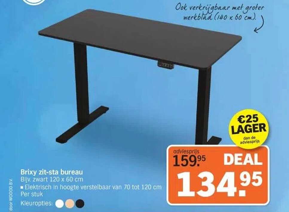 Brixy zit-sta bureau