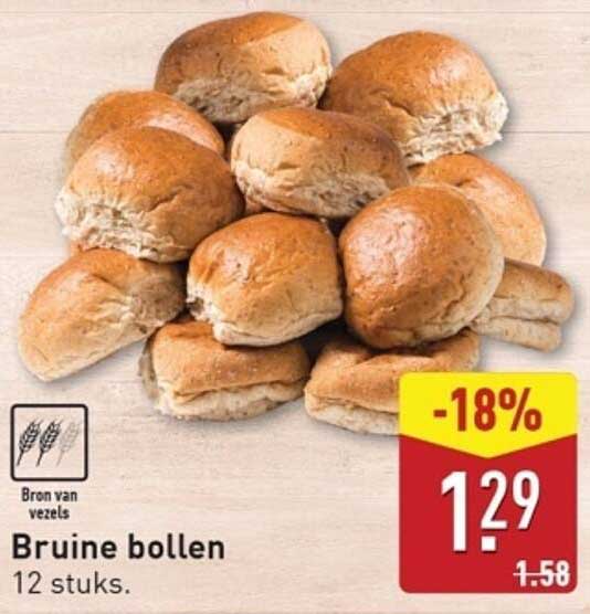 Bruine bollen 12 stuks