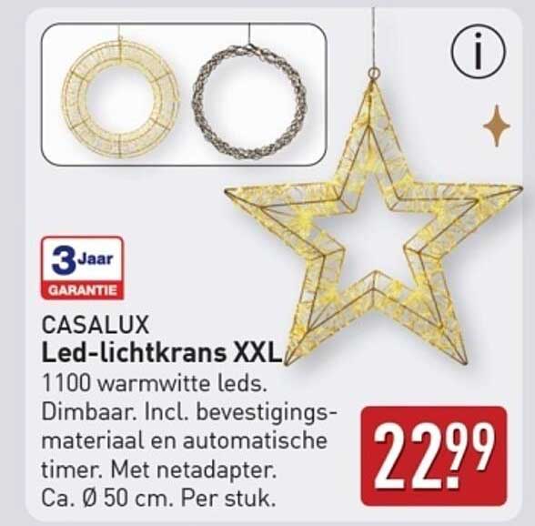 CASALUX Led-lichtkrans XXL