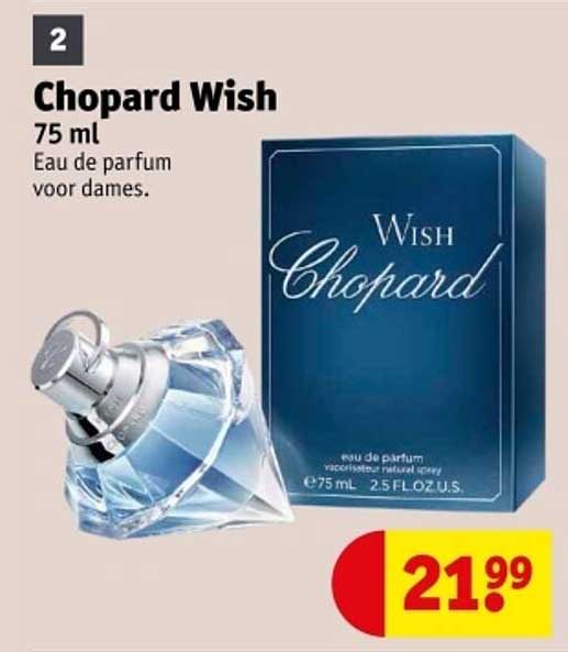 Chopard Wish 75 ml Eau de parfum voor dames.