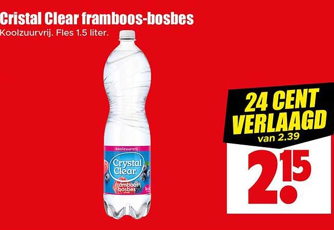 Cristal Clear framboos-bosbes
