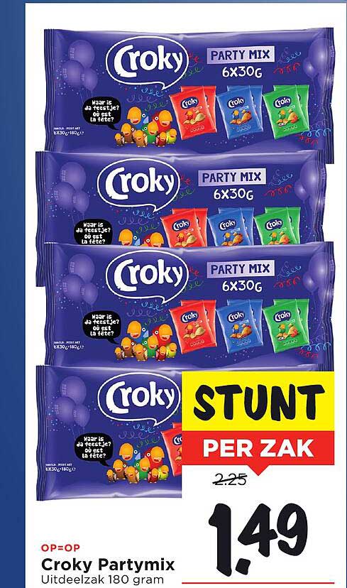 Croky Partymix 6x30g