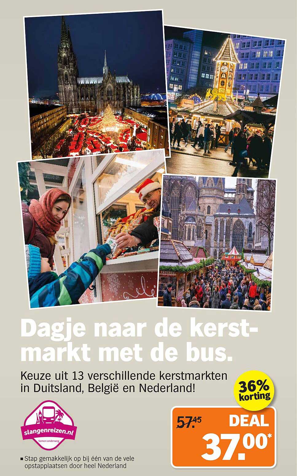 Dagje naar de kerstmarkt met de bus.