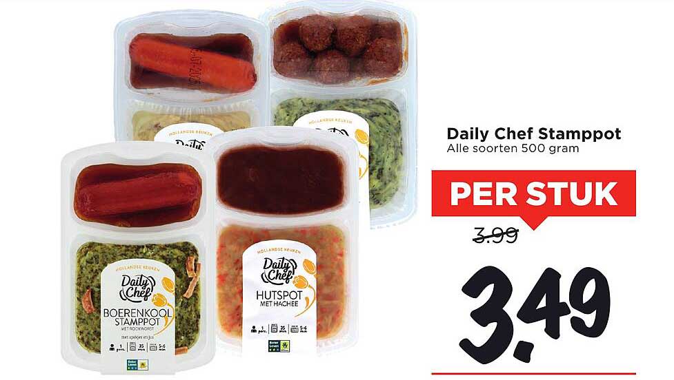 Daily Chef Stamppot Alle soorten 500 gram
