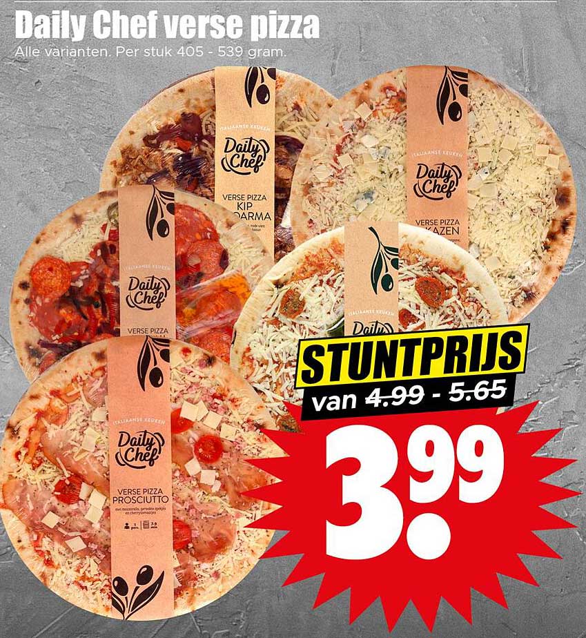 Daily Chef verse pizza