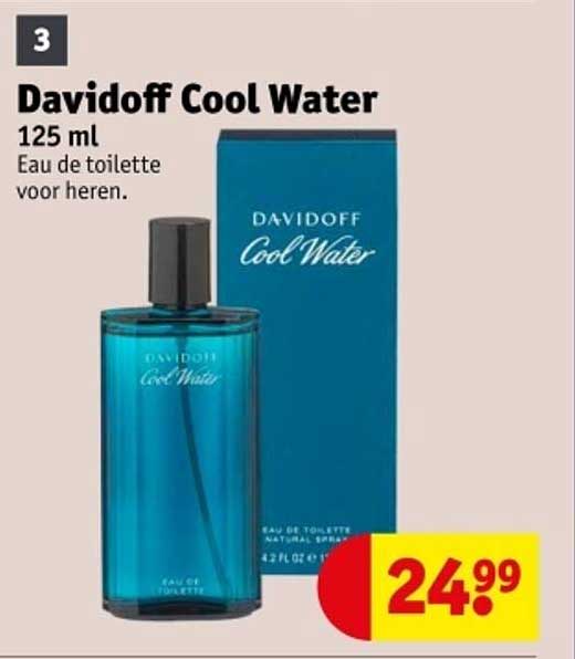 Davidoff Cool Water 125 ml Eau de toilette voor heren