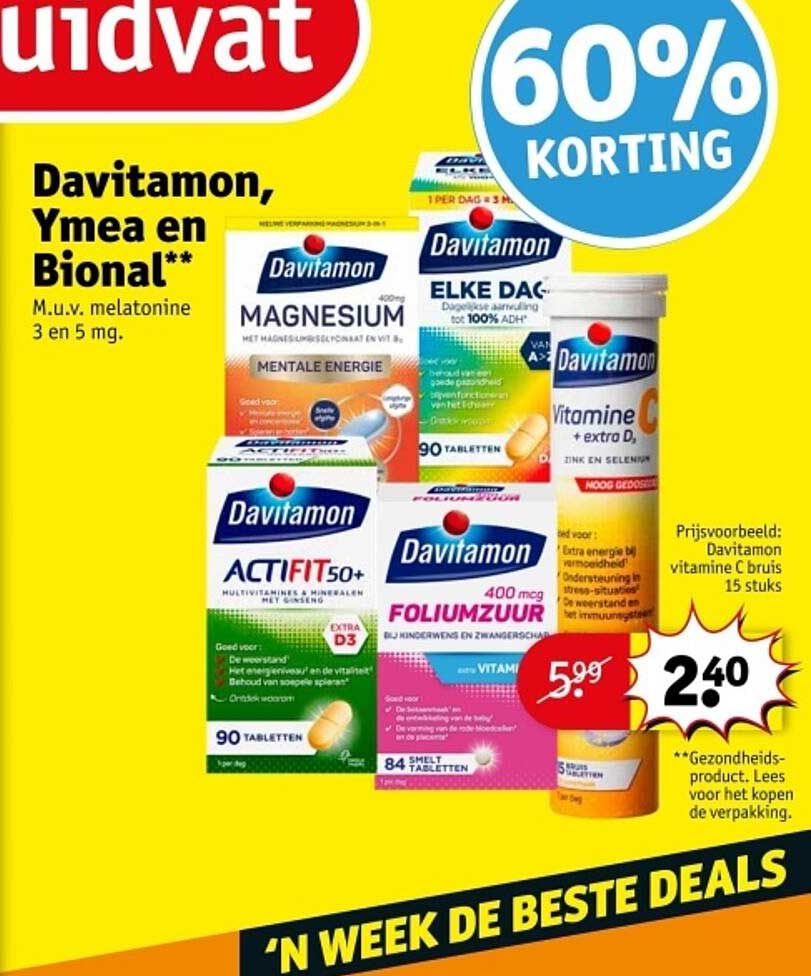 Davitamon vitamine C bruis 15 stuks