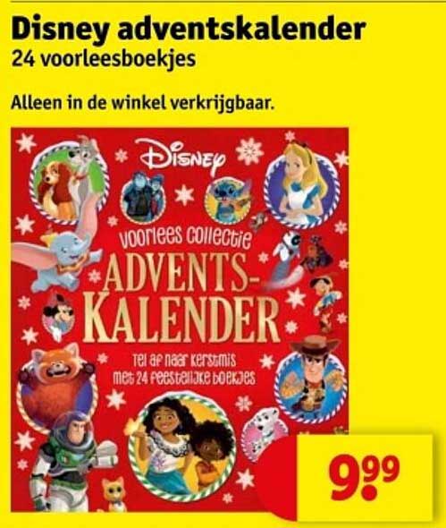 Disney adventskalender 24 voorleesboekjes