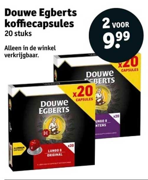 Douwe Egberts koffiecapsules 20 stuks