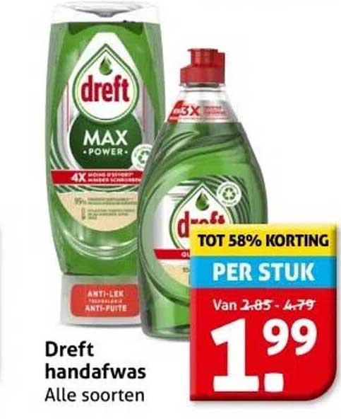 Dreft handafwas Alle soorten