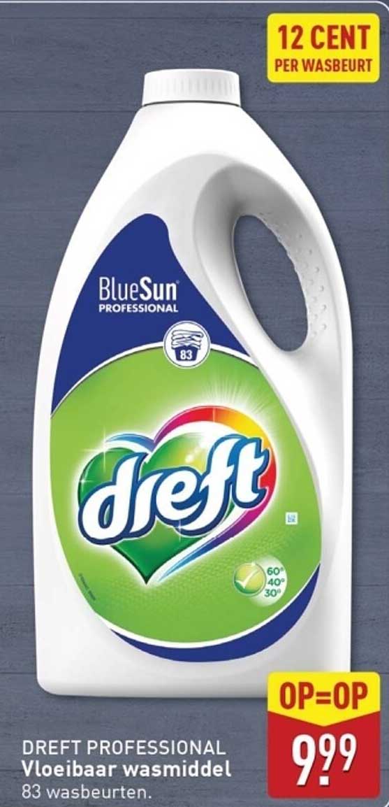 DREFT PROFESSIONAL Vloeibaar wasmiddel 83 wasbeurten