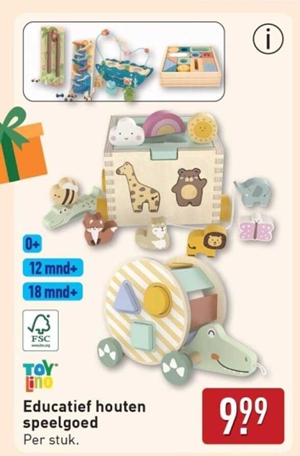 Educatief houten speelgoed