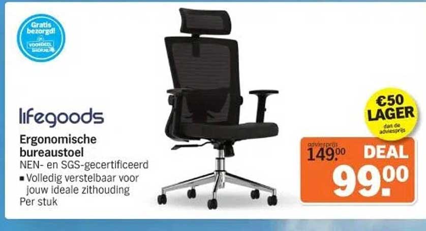 Ergonomische bureaustoel