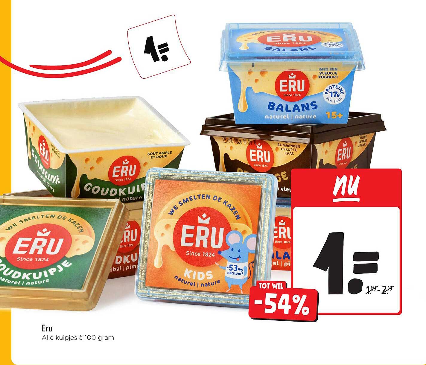 ERU - Alle kuipjes à 100 gram