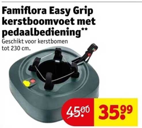 Famiflora Easy Grip kerstboomvoet met voetbediening