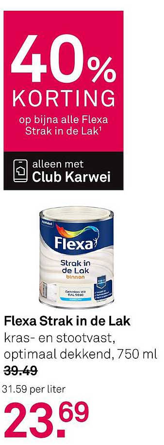 Flexa Strak in de Lak