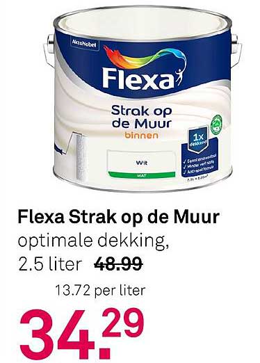 Flexa Strak op de Muur