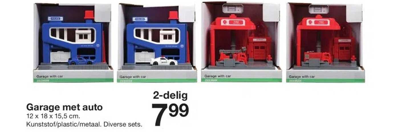 Garage met auto