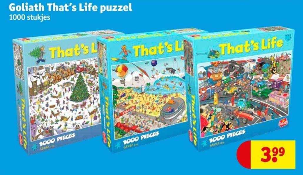 Goliath That's Life puzzel 1000 stukjes
