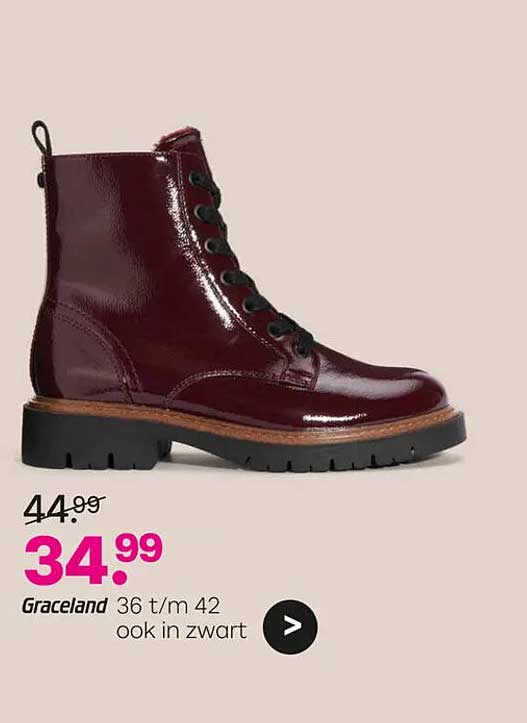 Graceland boots voor €34,99