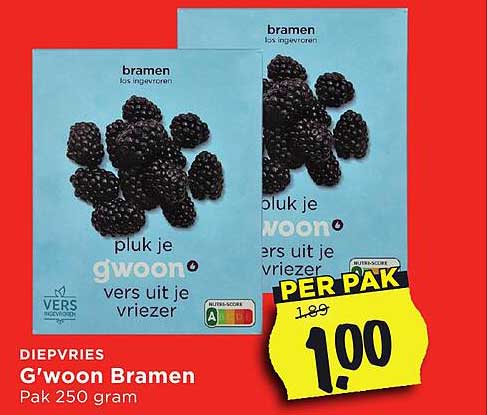 G’woon Bramen Pak 250 gram