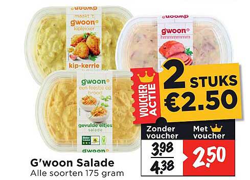 G'woon Salade - Alle soorten 175 gram