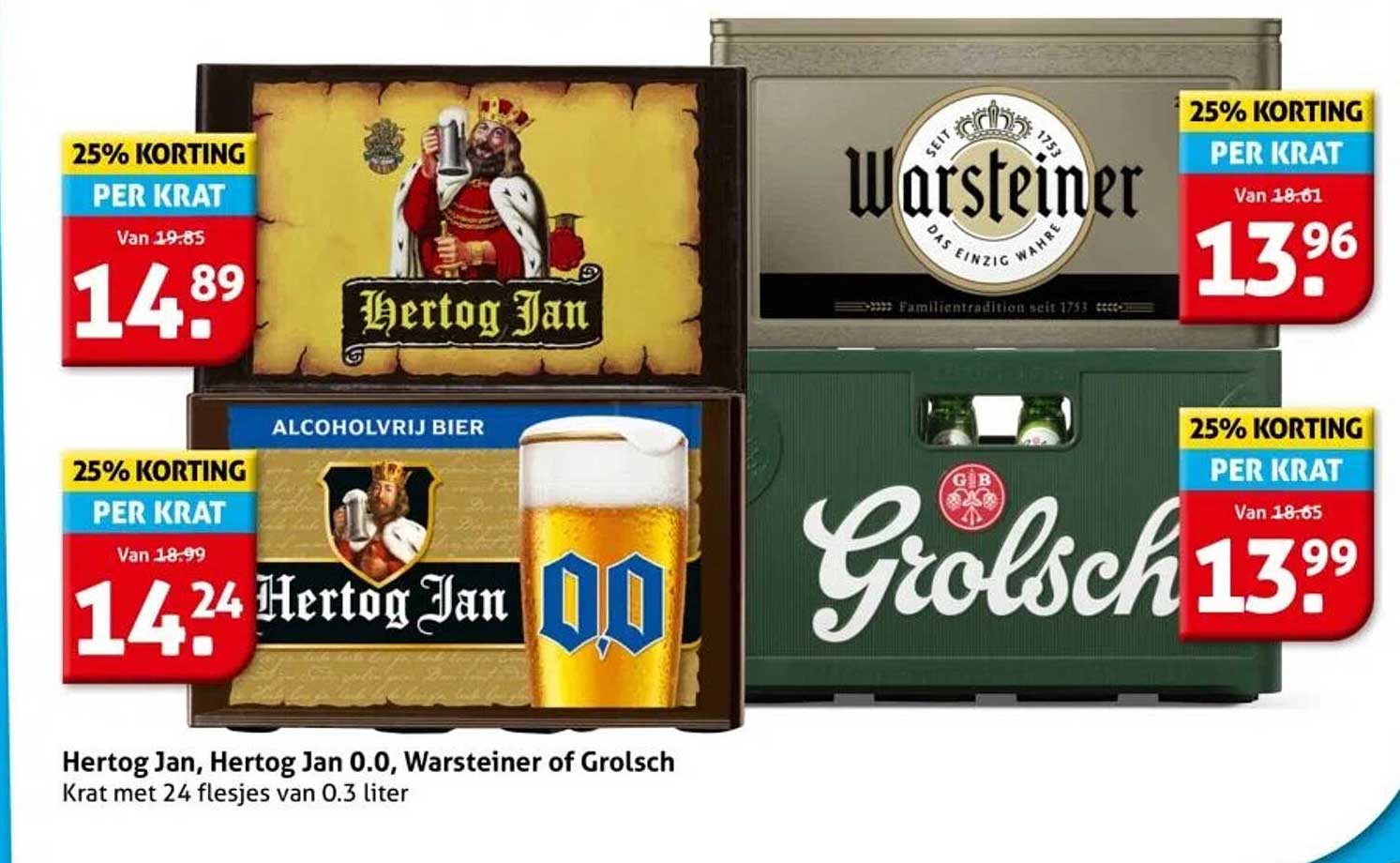 Hertog Jan, Hertog Jan 0.0, Warsteiner of Grolsch