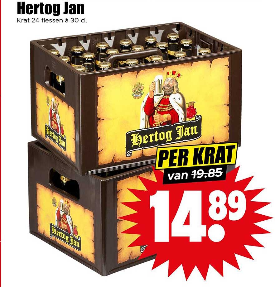 Hertog Jan Krat 24 flessen à 30 cl