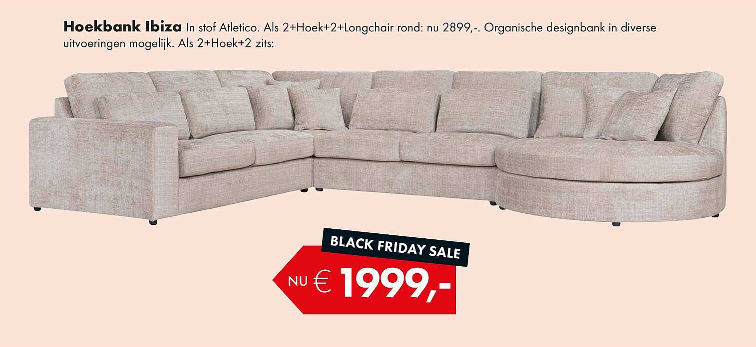 Hoekbank Ibiza