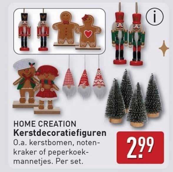 HOME CREATION Kerstdecoratiefiguren