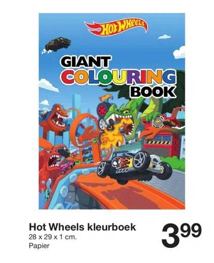 Hot Wheels kleurboek