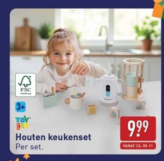 Houten keukenset