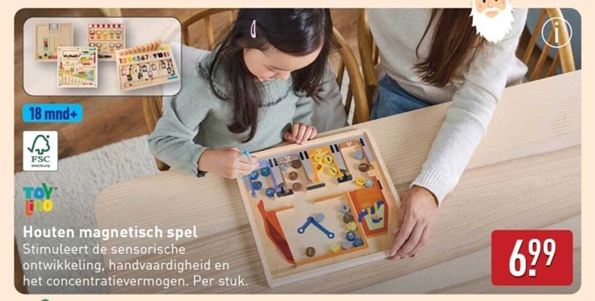Houten magnetisch spel