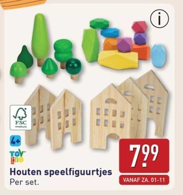 Houten speelfiguurtjes
