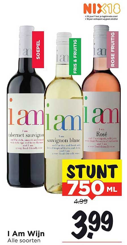 I Am Wijn Alle soorten