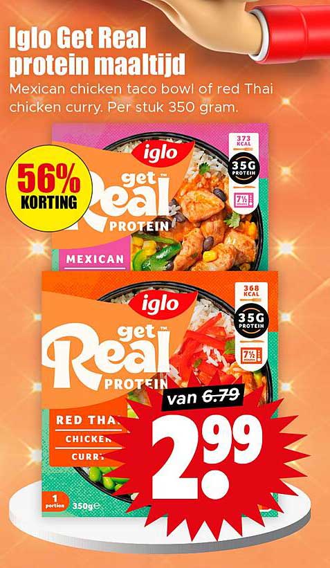 Iglo Get Real protein maaltijd
