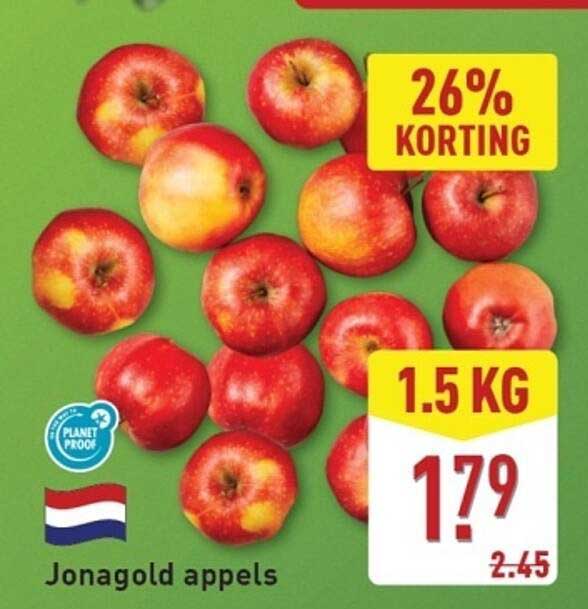Jonagold appels 1.5 KG
