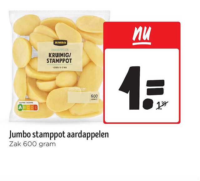 Jumbo stamppot aardappelen