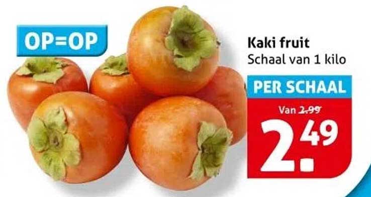 Kaki fruit Schaal van 1 kilo