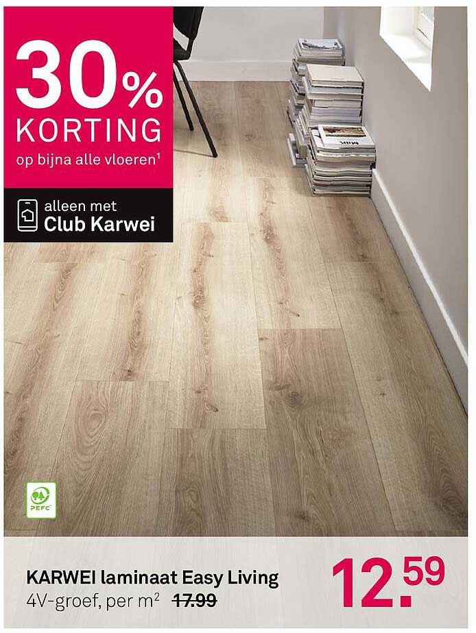 KARWEI laminaat Easy Living 4V-groef, per m²