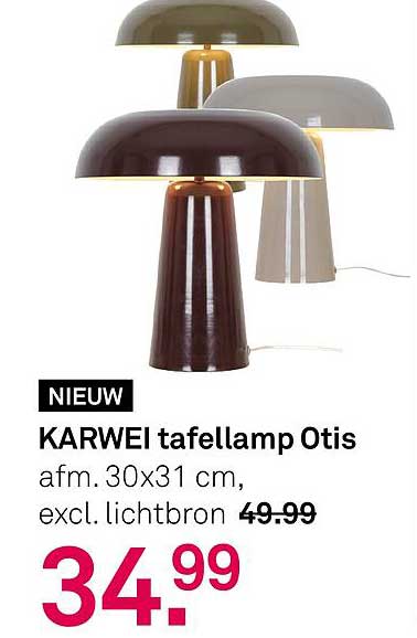 KARWEI tafellamp Otis